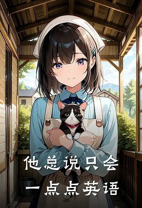 他总说只会一点点英语